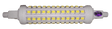 R7s LED lamp | 118x22mm | 10W=100W | warmwit 2700K | dimbaar - LEDPLANET.NL