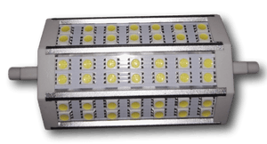 R7s LED lamp | 118x54mm | 10W=100W | warmwit | dimbaar