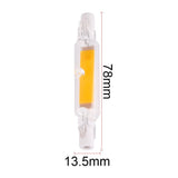 Ampoule tubulaire R7s blanc froid 4000K | 78x14mm | LED 4W=40W halogène - 400 lumens - LEDPLANET.NL