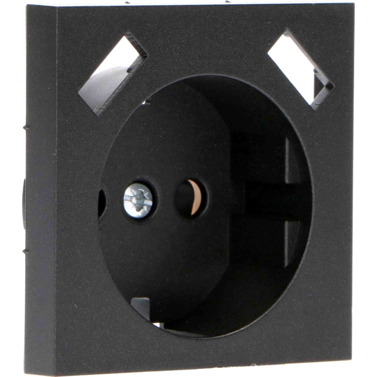 Plaque d’insertion Reflex pour prise murale avec 2 ports USB - noire