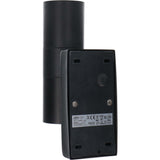 LED Wandarmatuur met Sensor 2x GU10 - IP44 - Zwart - Up & Down