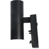 LED Wandarmatuur met Sensor 2x GU10 - IP44 - Zwart - Up & Down