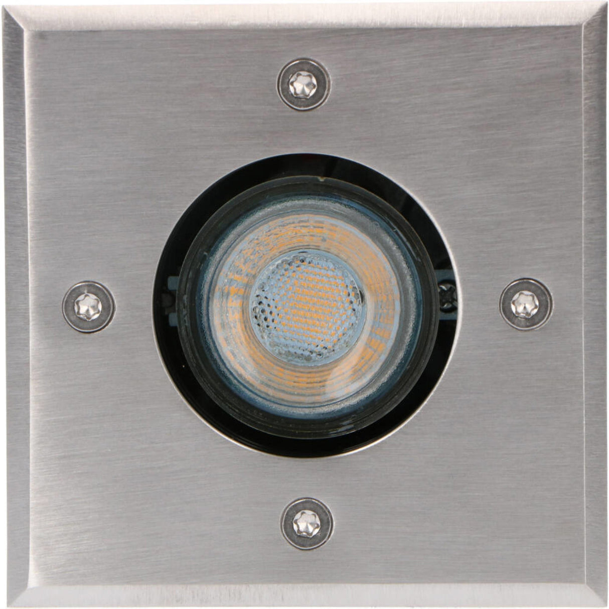 LED Grondspot Inbouw Vierkant - GU10 Fitting - Max 35W - IP67 Waterdicht - Berijdbaar 1500kg - Zwart