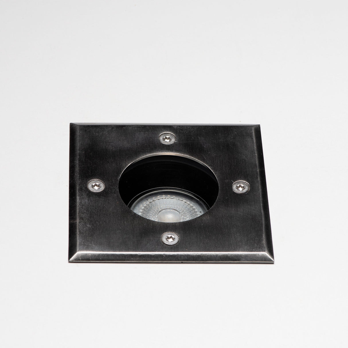 LED Grondspot Inbouw Vierkant - GU10 Fitting - Max 35W - IP67 Waterdicht - Berijdbaar 1500kg - Zwart