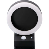 LED Solar Lantaarnpaal 600 Lumen - Bewegingssensor - 3 Standen - RVS - Zwart