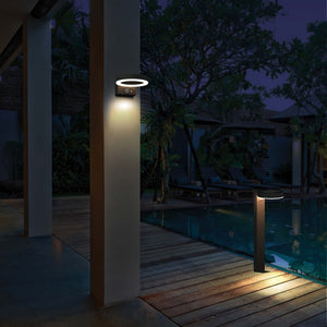 LED Solar Lantaarnpaal 600 Lumen - Bewegingssensor - 3 Standen - RVS - Zwart