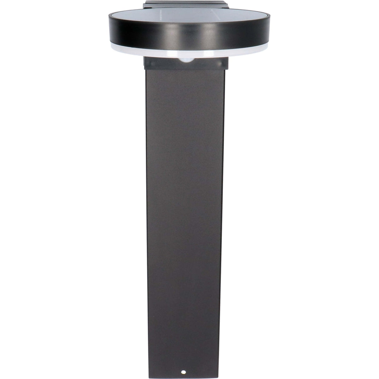 LED Solar Lantaarnpaal 600 Lumen - Bewegingssensor - 3 Standen - RVS - Zwart