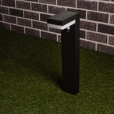 LED Solar Tuinlamp 600 lumen - Warmwit 2700K - Bewegingssensor - IP44 - RVS - Zwart