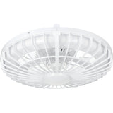 LED plafondventilator Silencio 2800 lumen - 44W - instelbaar 2000K-4000K - afstandsbediening - timer - 48cm - wit