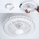 LED plafondventilator Silencio 2800 lumen - 44W - instelbaar 2000K-4000K - afstandsbediening - timer - 48cm - wit