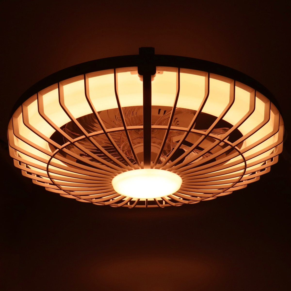 LED plafondventilator Silencio 2800 lumen - 44W - instelbaar 2000K-4000K - afstandsbediening - timer - 48cm - wit
