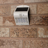 Solar LED Wandlamp met Bewegingssensor 220 - 3 lichtstanden - Automatisch aan/uit - Wit