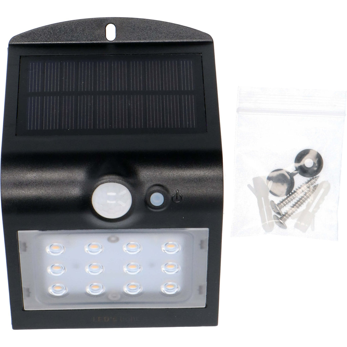 Solar LED Buitenlamp 220 lumen - 3000K - Bewegingssensor - 3 Standen - IP65