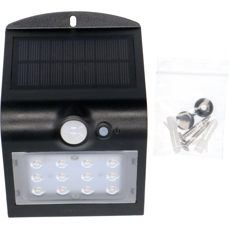 Lampe extérieure solaire LED 220 lumens - 3000K - Capteur de mouvement - 3 modes - IP65