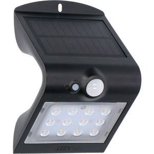 Solar LED Buitenlamp 220 lumen - 3000K - Bewegingssensor - 3 Standen - IP65