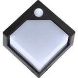 LED Solar Wandlamp - 50 lumen - Warmwit 2700K - Bewegingssensor - IP44 - Zwart