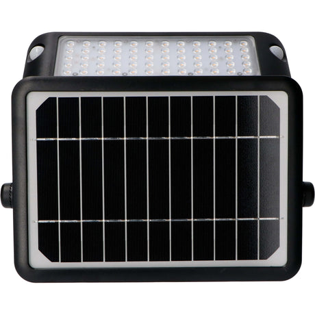 Projecteur LED solaire - 1080 lumens - Capteur de mouvement - Blanc chaud 3000K - IP65 - Sans fil - Noir