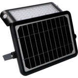 Solar LED Schijnwerper - 1080 Lumen - Bewegingssensor - Warmwit 3000K - IP65 - Draadloos - Zwart