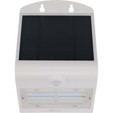 LED Solar Wandlamp - Bewegingssensor - Warmwit 3000K - 400 lm - IP65 - 3 lichtstanden - Wit