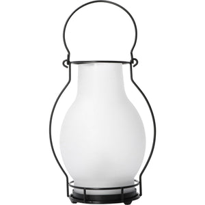 LED Solar olielamp 3 lumen - Extra warmwit 2700K - Sensor - IP44 - 28cm - Glas