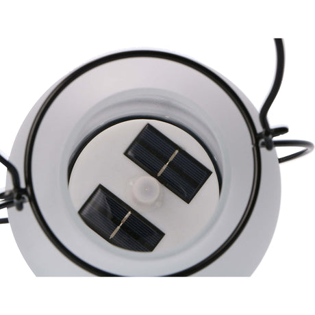 Lampe à huile solaire LED 3 lumens - Blanc extra chaud 2700 K - Capteur - IP44 - 28 cm - Verre