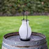 LED Solar olielamp 3 lumen - Extra warmwit 2700K - Sensor - IP44 - 28cm - Glas