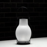 LED Solar olielamp 3 lumen - Extra warmwit 2700K - Sensor - IP44 - 28cm - Glas