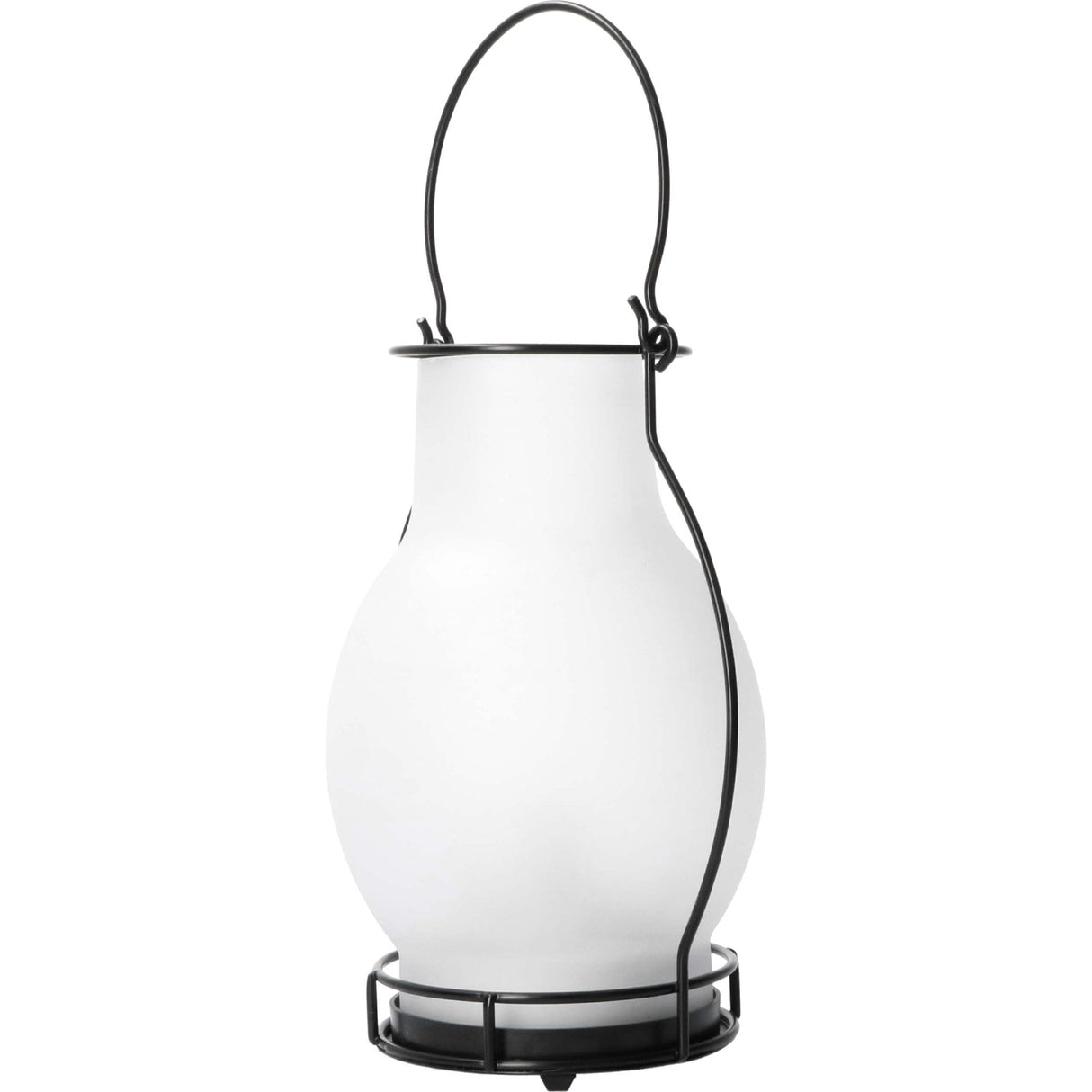 LED Solar olielamp 3 lumen - Extra warmwit 2700K - Sensor - IP44 - 28cm - Glas