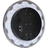 LED's Light Solar Wandklok voor Buiten - Draadloos op zonne-energie - Automatisch aan/uit - 22 cm