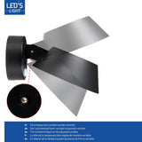 LED Solar Wandlamp 350 Lumen - Koelwit 4000K - IP54 - Bewegingssensor - Zwart
