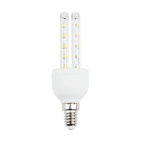 Spaarlamp E14 warmwit, LED 8W~730Lm=65W gloeilamp, 3000K 230V