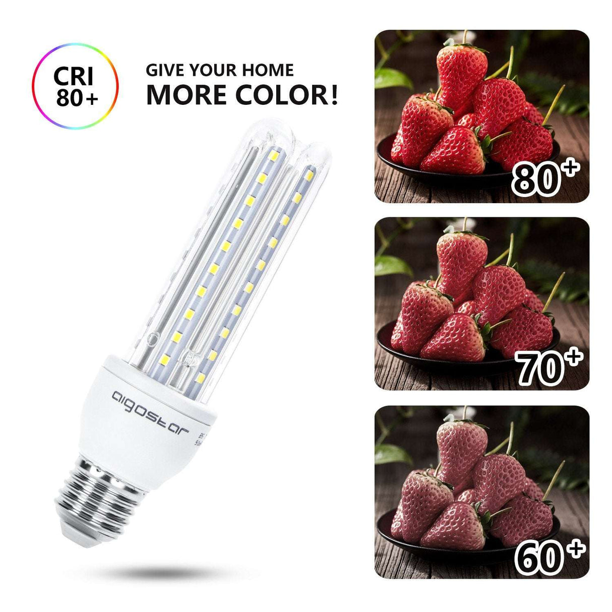 Spaarlamp E27 daglichtwit | LED 12W~1180Lm=82W traditionele verlichting | 230V AC - LEDPLANET.NL