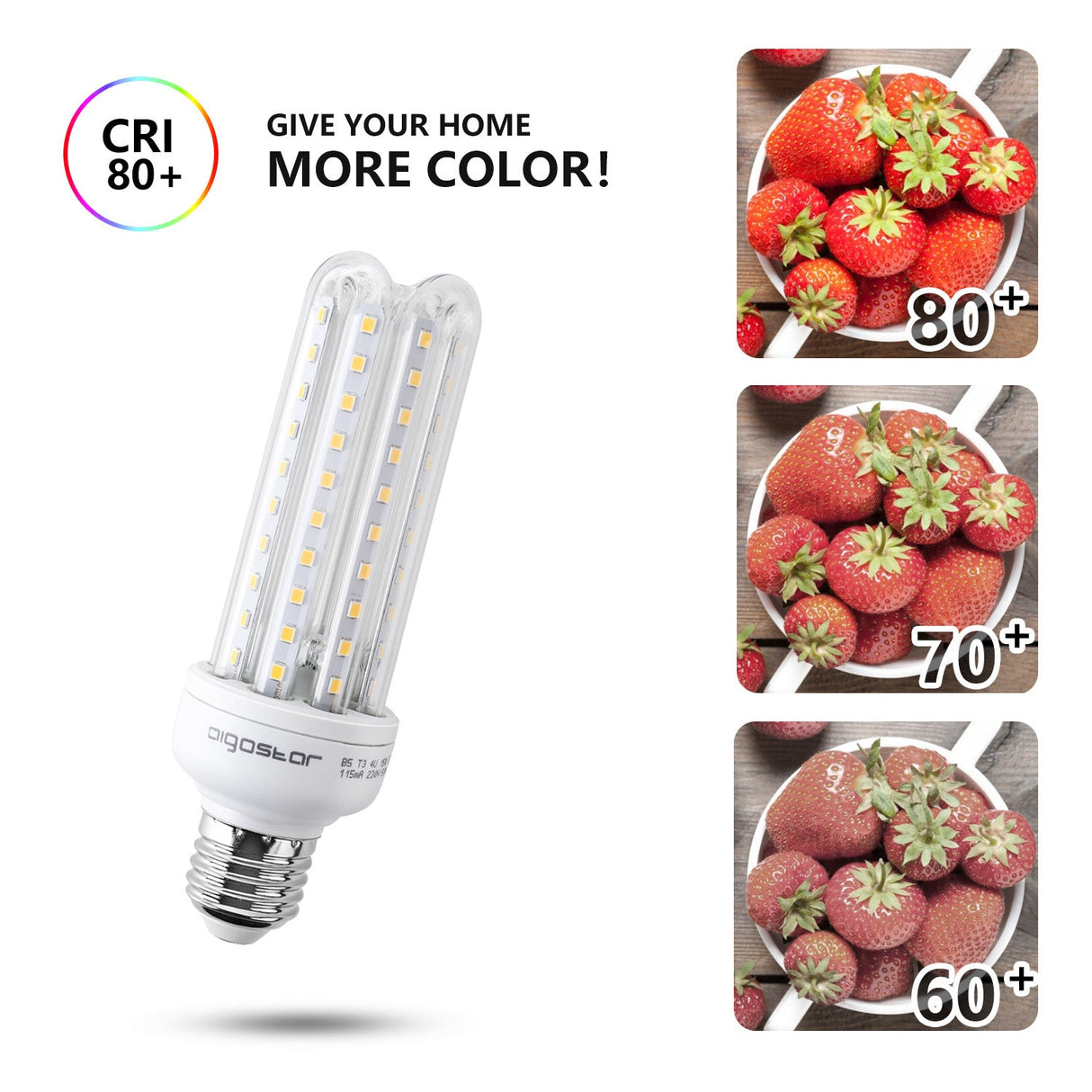 Spaarlamp E27 | LED 15W=120W gloeilamp | warmwit 3000K - LEDPLANET.NL