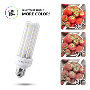 Ampoule basse consommation E27 | LED 15W=120W ampoule à incandescence | blanc chaud 3000K