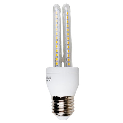 Spaarlamp E27, LED 8W=65W gloeilamp, warmwit 3000K