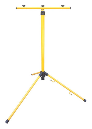 Trépied pour 3 projecteurs de chantier maximum | télescopique 160cm | jaune