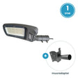 1× 100W straatlamp + muuradapter