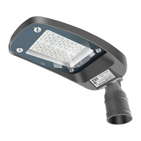 3× 60W straatlamp + 3 mastadapters