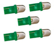 T10 autolamp 5 stuks | dashbordverlichting | groen | LED 12V DC - LEDPLANET.NL