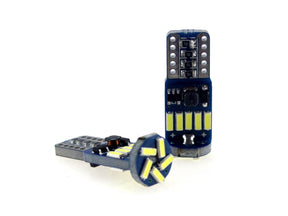 T10 autolamp W5W 2 stuks, 15-SMD daglichtwit 6000K, CAN-BUS 12V-24V DC