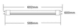 TL LED lamp | T8 TL lamp | 60 cm | koelwit 4000K | met starter - LEDPLANET.NL