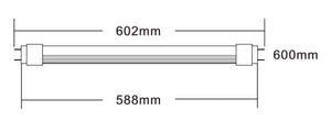 Tube LED | tube fluorescent T8 | 60 cm | blanc froid 4000K | avec starter