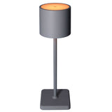 Oplaadbare LED Tafellamp 175 Lumen - Dimbaar - 3 Lichtkleuren - Touch - IP54 - Grijs