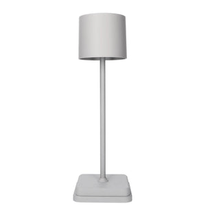 Oplaadbare LED Tafellamp 175 Lumen - Dimbaar - 3 Lichtkleuren - Touch - IP54 - Grijs