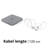 Oplaadbare LED Tafellamp 175 Lumen - Dimbaar - 3 Lichtkleuren - Touch - IP54 - Grijs