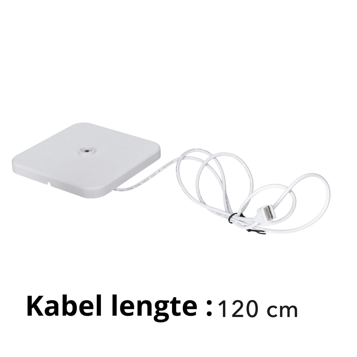 LED Oplaadbare tafellamp 175 Lumen - Touch dimbaar - 3 lichtkleuren - IP54 - Accu 10 uur - Wit