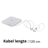 LED Oplaadbare tafellamp 175 Lumen - Touch dimbaar - 3 lichtkleuren - IP54 - Accu 10 uur - Wit