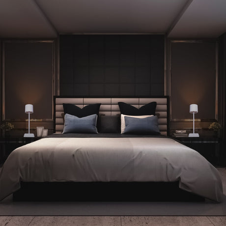 LED Oplaadbare tafellamp 175 Lumen - Touch dimbaar - 3 lichtkleuren - IP54 - Accu 10 uur - Wit