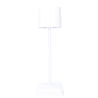 LED Oplaadbare tafellamp 175 Lumen - Touch dimbaar - 3 lichtkleuren - IP54 - Accu 10 uur - Wit