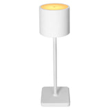 LED Oplaadbare tafellamp 175 Lumen - Touch dimbaar - 3 lichtkleuren - IP54 - Accu 10 uur - Wit